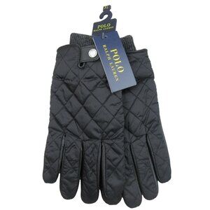 Polo Ralph Lauren Winter Thinsulate Black Sheep Leather Gloves Mens Size XL NEW
